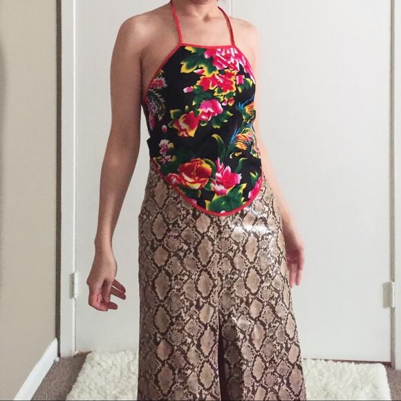 Handmade Traditional Chinese DongBei Floral Top-NA1 - Picture 11 of 13